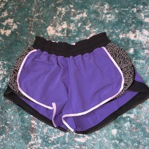 Lululemon purple tracker shorts